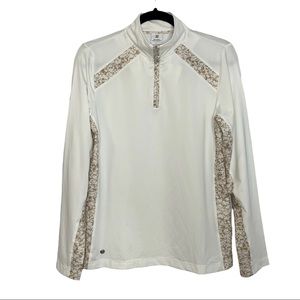 Daily Sport Long Sleeve Quarter Zip Golf Polo